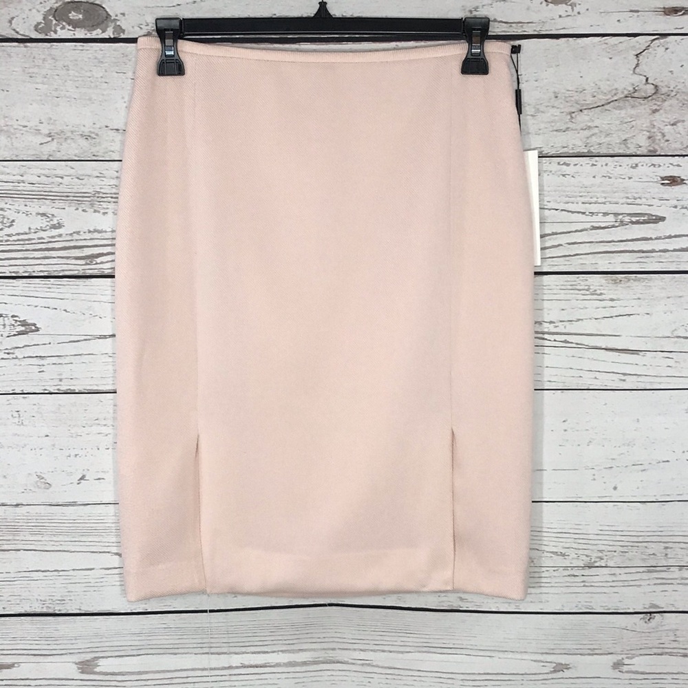 Calvin Klein Pencil Skirt Lined Front Slits Career - Picture 2 of 9